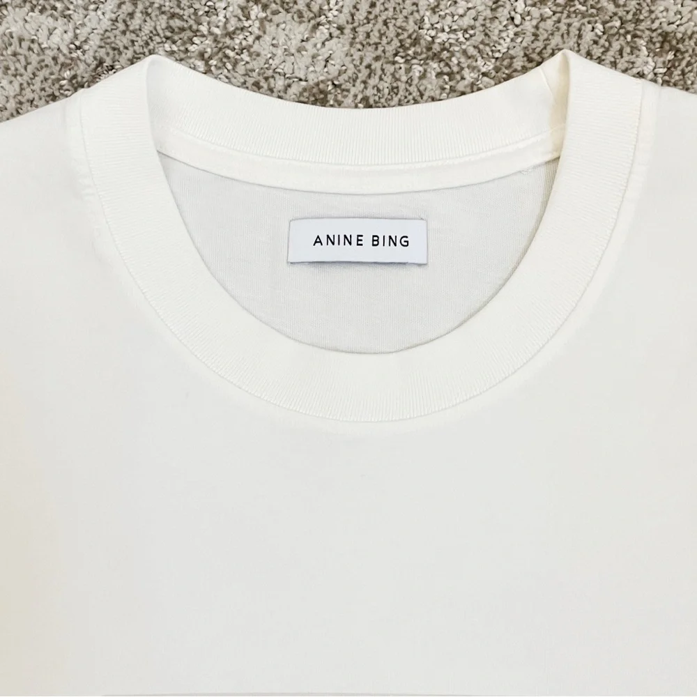 Anine Bing Ida Tee AB x Terry O’Neil—Brigitte Bardot Organic White Tee Large - Picture 5 of 12